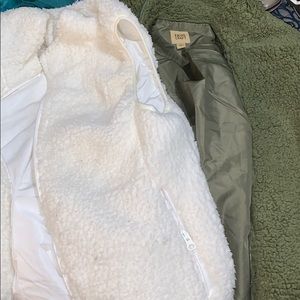 two true craft sherpa vests!